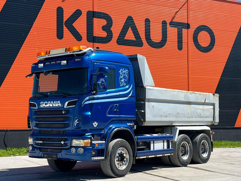 Scania R 560 6x4 RETARDER / FULL STEEL / BIG AXLES / BOX L=4563 mm - Camión volquete: foto 1 Scania R 560 6x4 RETARDER / FULL STEEL / BIG AXLES / BOX L=4563 mm - Camión volquete: foto 1