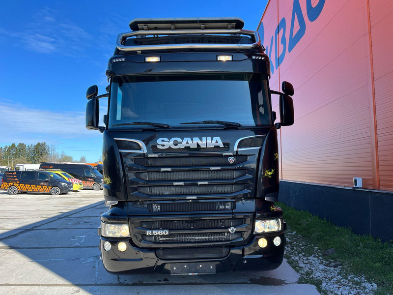Scania R 560 8x4 PK 34002 / WINCH / FALCOM FAS 12000 / PLATFORM L=6564 mm - Camión portavehículos: foto 2 Scania R 560 8x4 PK 34002 / WINCH / FALCOM FAS 12000 / PLATFORM L=6564 mm - Camión portavehículos: foto 2