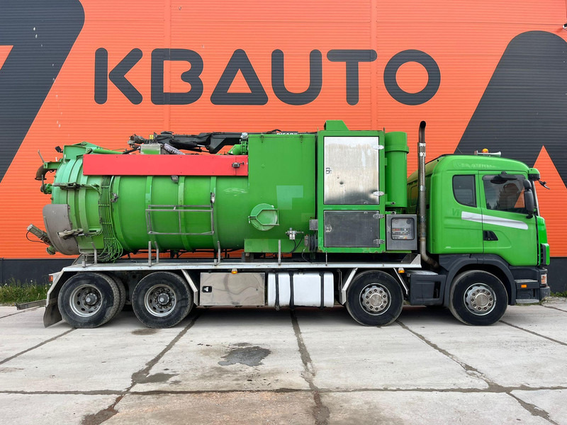 Scania R124 8x4 TANK 12000 l / VACUUM Disab P210/9 - 7800 m3/h / 1182 hours - Limpieza de alcantarillado: foto 4 Scania R124 8x4 TANK 12000 l / VACUUM Disab P210/9 - 7800 m3/h / 1182 hours - Limpieza de alcantarillado: foto 4