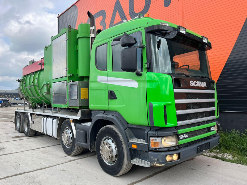 Scania R124 8x4 TANK 12000 l / VACUUM Disab P210/9 - 7800 m3/h / 1182 hours - Limpieza de alcantarillado: foto 3 Scania R124 8x4 TANK 12000 l / VACUUM Disab P210/9 - 7800 m3/h / 1182 hours - Limpieza de alcantarillado: foto 3