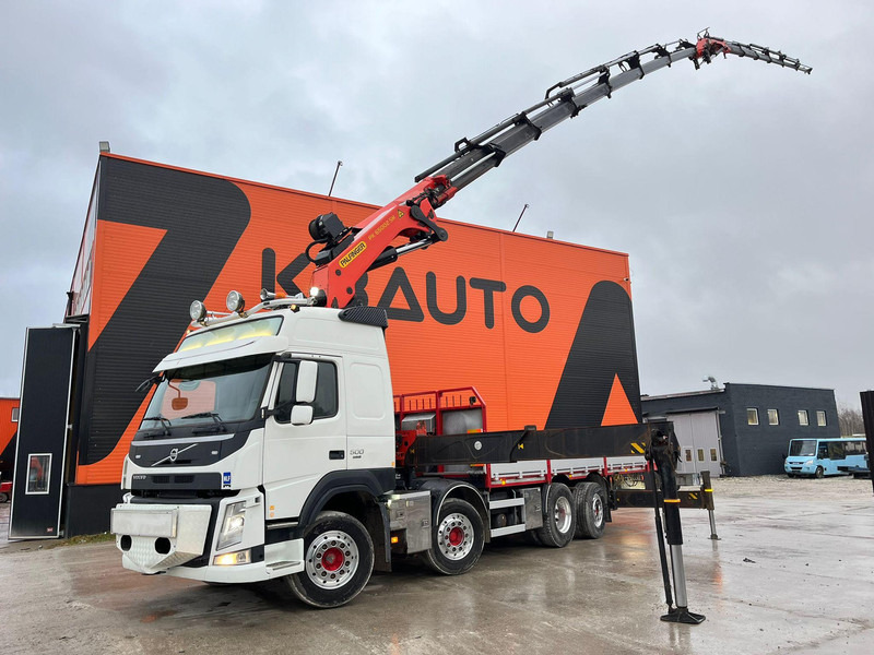 Volvo FM 500 8x2*6 COMBI / EXTENDABLE PLATFORM + TRACTOR / PK65002 + JIB + WINCH / PLATFORM L=6498 mm - Camión caja abierta, Camión grúa: foto 1 Volvo FM 500 8x2*6 COMBI / EXTENDABLE PLATFORM + TRACTOR / PK65002 + JIB + WINCH / PLATFORM L=6498 mm - Camión caja abierta, Camión grúa: foto 1