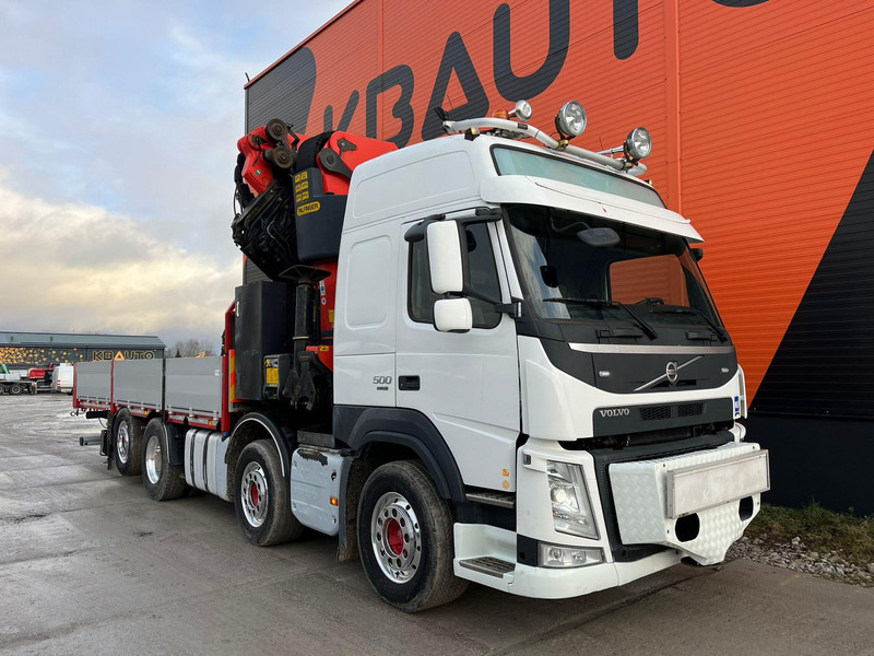 Volvo FM 500 8x2*6 COMBI / EXTENDABLE PLATFORM + TRACTOR / PK65002 + JIB + WINCH / PLATFORM L=6498 mm - Camión caja abierta, Camión grúa: foto 4 Volvo FM 500 8x2*6 COMBI / EXTENDABLE PLATFORM + TRACTOR / PK65002 + JIB + WINCH / PLATFORM L=6498 mm - Camión caja abierta, Camión grúa: foto 4