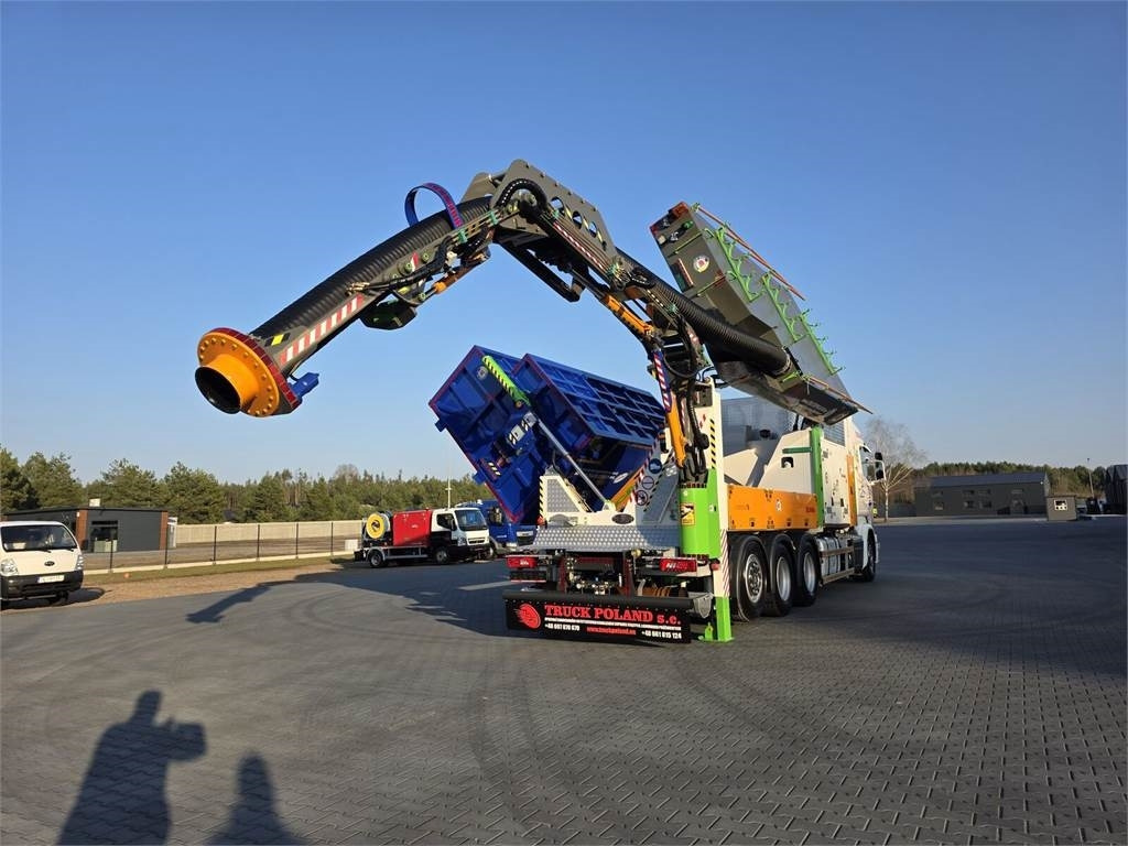 Scania V8 R580 MTS DINO 5 TRIPLE 54000V Saugbagger cleane - Limpieza de alcantarillado: foto 1 Scania V8 R580 MTS DINO 5 TRIPLE 54000V Saugbagger cleane - Limpieza de alcantarillado: foto 1