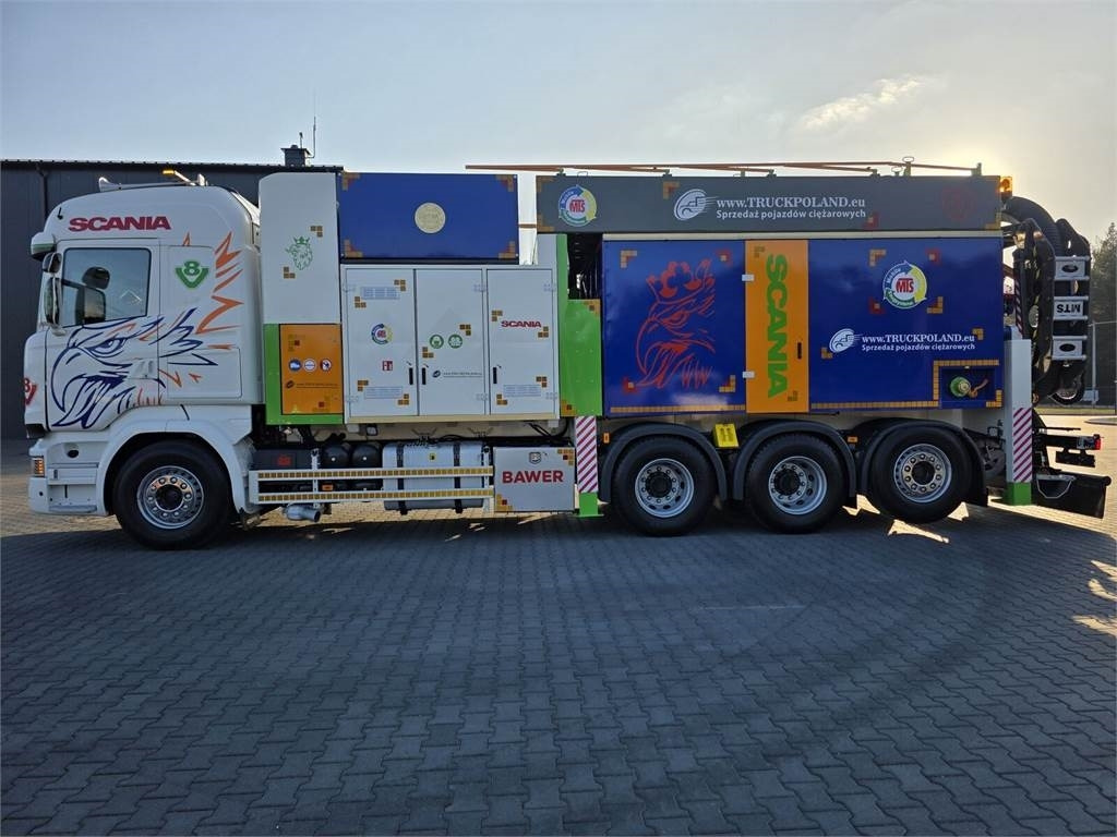Scania V8 R580 MTS DINO 5 TRIPLE 54000V Saugbagger cleane - Limpieza de alcantarillado: foto 4 Scania V8 R580 MTS DINO 5 TRIPLE 54000V Saugbagger cleane - Limpieza de alcantarillado: foto 4