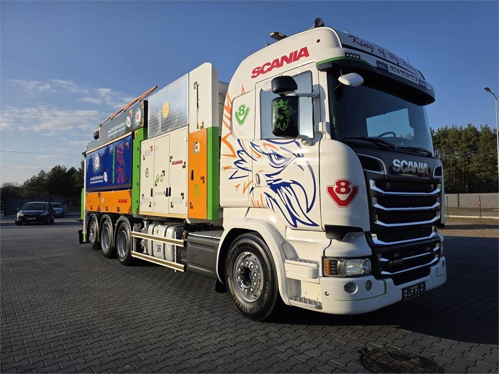 Scania V8 R580 MTS DINO 5 TRIPLE 54000V Saugbagger cleane - Limpieza de alcantarillado: foto 2 Scania V8 R580 MTS DINO 5 TRIPLE 54000V Saugbagger cleane - Limpieza de alcantarillado: foto 2