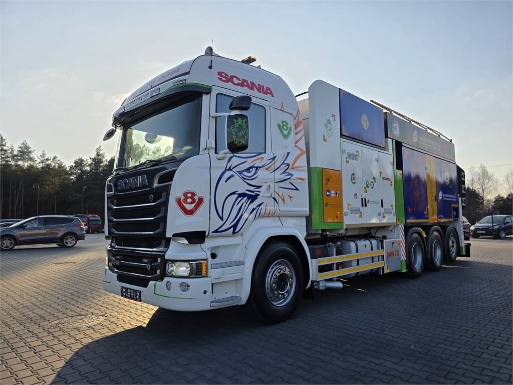 Scania V8 R580 MTS DINO 5 TRIPLE 54000V Saugbagger cleane - Limpieza de alcantarillado: foto 3 Scania V8 R580 MTS DINO 5 TRIPLE 54000V Saugbagger cleane - Limpieza de alcantarillado: foto 3