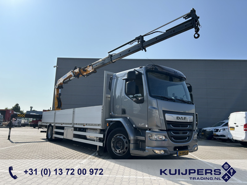 DAF LF 320 FA / Effer 175.2/c3s Crane / 363 dkm / Plateau / APK TUV 08-25 - Camión grúa: foto 1 DAF LF 320 FA / Effer 175.2/c3s Crane / 363 dkm / Plateau / APK TUV 08-25 - Camión grúa: foto 1