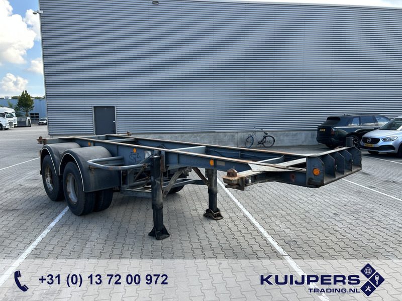 Fruehauf ED 24 / 2 as Blad - Spring / Container 20 FT / Classic / Oldtimer - Semirremolque portacontenedore/ Intercambiable: foto 1 Fruehauf ED 24 / 2 as Blad - Spring / Container 20 FT / Classic / Oldtimer - Semirremolque portacontenedore/ Intercambiable: foto 1