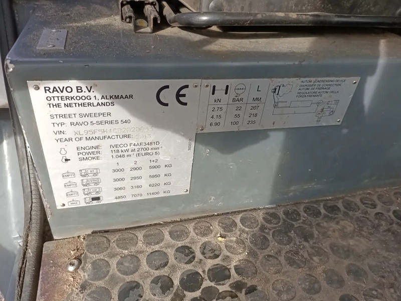 Barredora vial Ravo 540: foto 10 Barredora vial Ravo 540: foto 10