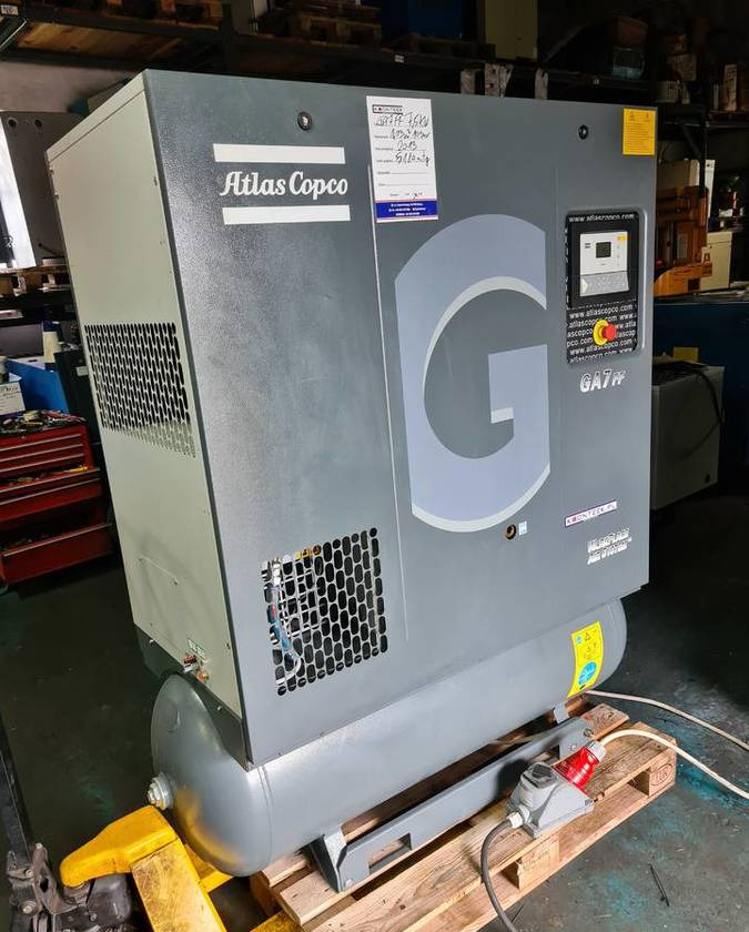 Kompresor śrubowy Atlas Copco GA 7 ff, 7,5 kw - Compresor de aire: foto 3 Kompresor śrubowy Atlas Copco GA 7 ff, 7,5 kw - Compresor de aire: foto 3