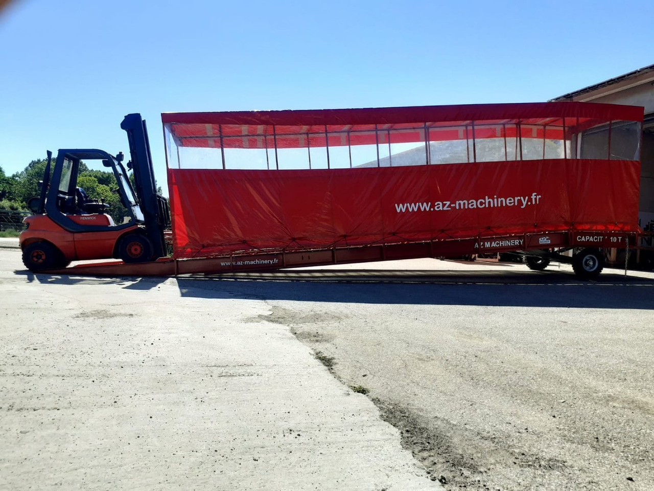 AZ RAMP-EASY XL-12-BCH . Mobil Loading Ramp WIDE With Level Off and covered Tunnel PE,12 t Capacity - Rampa de carga: foto 2 AZ RAMP-EASY XL-12-BCH . Mobil Loading Ramp WIDE With Level Off and covered Tunnel PE,12 t Capacity - Rampa de carga: foto 2