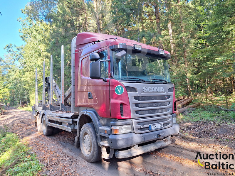 Scania R 480 - Camión forestal, Camión grúa: foto 1 Scania R 480 - Camión forestal, Camión grúa: foto 1