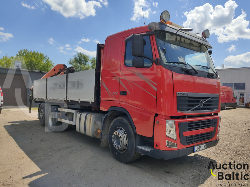 Volvo FH500 - Camión caja abierta, Camión grúa: foto 1 Volvo FH500 - Camión caja abierta, Camión grúa: foto 1