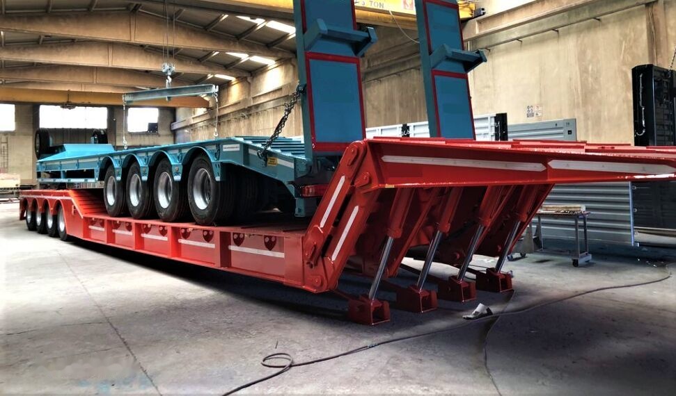 AME 100 Ton, Front Loading 4 Axle Lowbed Semi Trailer - Semirremolque góndola rebajadas: foto 4 AME 100 Ton, Front Loading 4 Axle Lowbed Semi Trailer - Semirremolque góndola rebajadas: foto 4