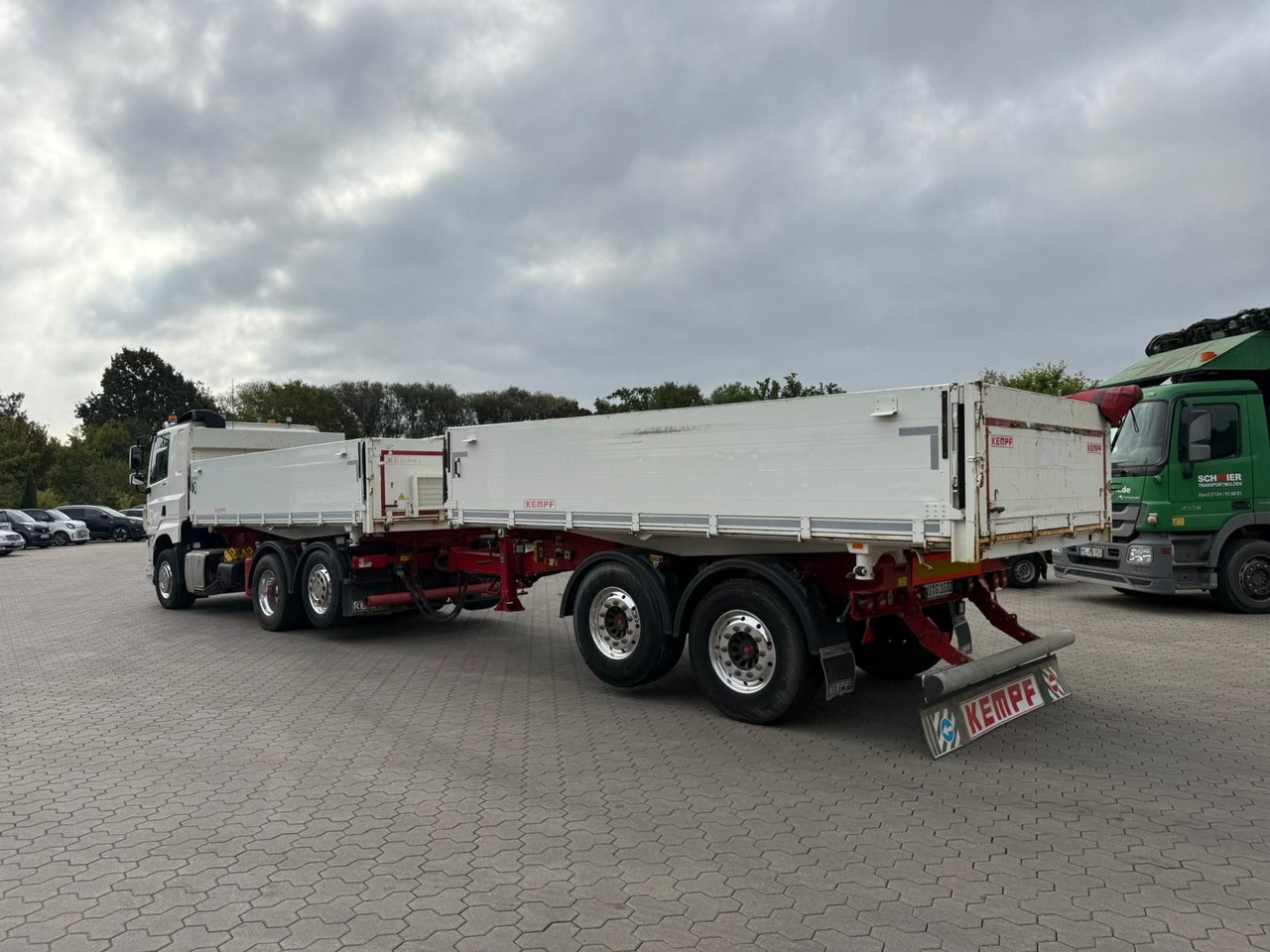 DAF CF 480 FAN 6x2 Dreiseitenkipper Inkl. Anhänger - Camión volquete: foto 5 DAF CF 480 FAN 6x2 Dreiseitenkipper Inkl. Anhänger - Camión volquete: foto 5