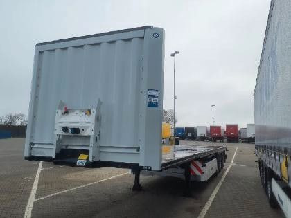 Krone Plateau-Auflieger - Lenkachse + Stapleraufnahme - Semirremolque plataforma/ Caja abierta: foto 5 Krone Plateau-Auflieger - Lenkachse + Stapleraufnahme - Semirremolque plataforma/ Caja abierta: foto 5