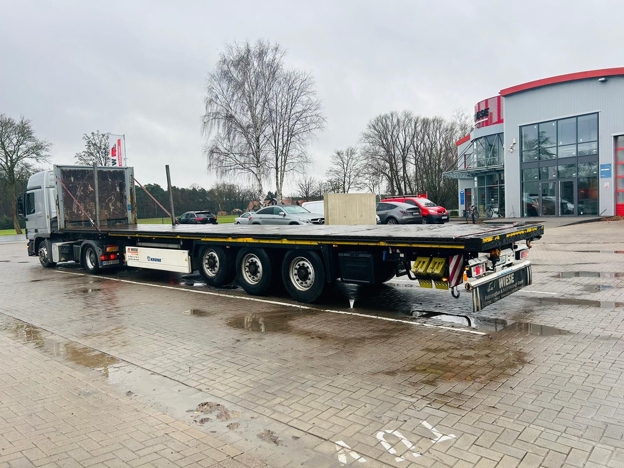 Krone SD Plattform Auflieger - Semirremolque plataforma/ Caja abierta: foto 3 Krone SD Plattform Auflieger - Semirremolque plataforma/ Caja abierta: foto 3