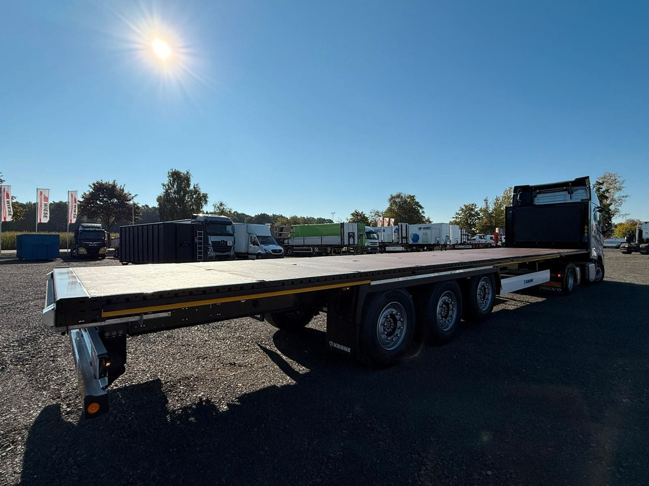 Krone SDP 27 Plattform-Auflieger - Sofort Verfügbar! - Semirremolque plataforma/ Caja abierta: foto 4 Krone SDP 27 Plattform-Auflieger - Sofort Verfügbar! - Semirremolque plataforma/ Caja abierta: foto 4