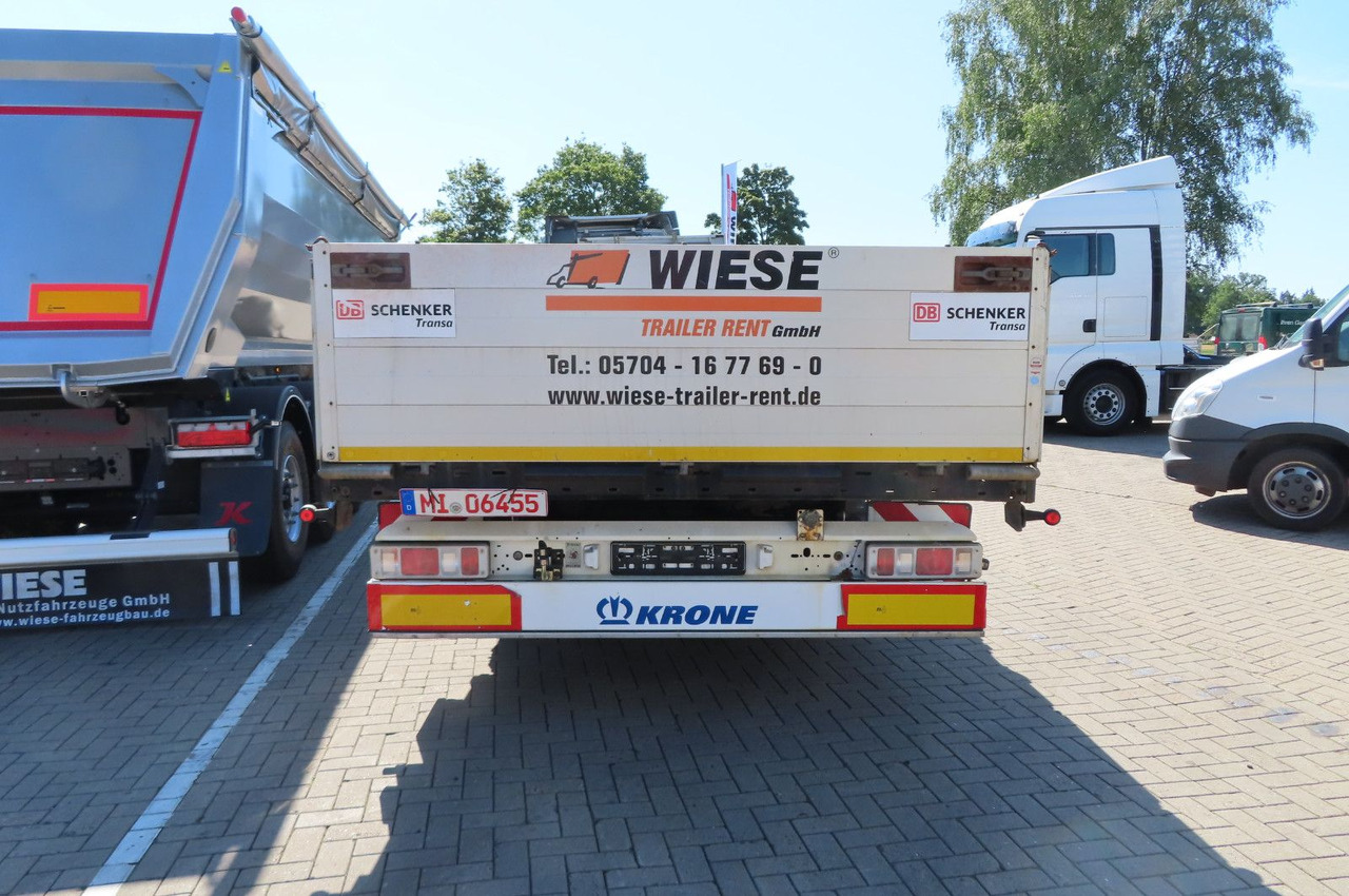 Krone Stahlmattenauflieger - Semirremolque plataforma/ Caja abierta: foto 3 Krone Stahlmattenauflieger - Semirremolque plataforma/ Caja abierta: foto 3