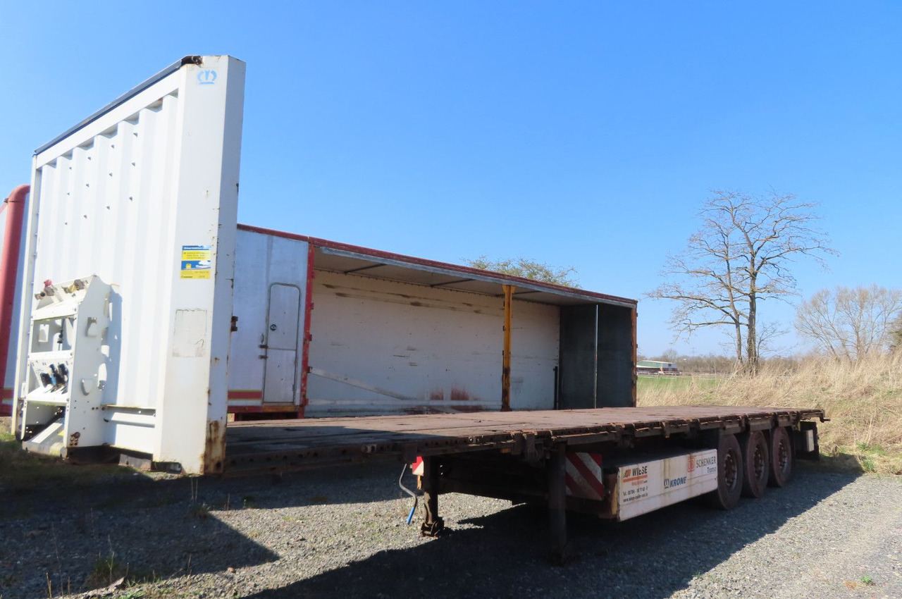 Krone Stahlmattenauflieger - Semirremolque plataforma/ Caja abierta: foto 3 Krone Stahlmattenauflieger - Semirremolque plataforma/ Caja abierta: foto 3