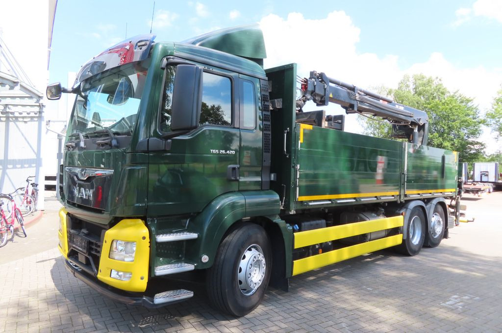 MAN TGX 26.500 6x2 - Baustoff - Kran HIAB - Camión grúa, Camión caja abierta: foto 3 MAN TGX 26.500 6x2 - Baustoff - Kran HIAB - Camión grúa, Camión caja abierta: foto 3