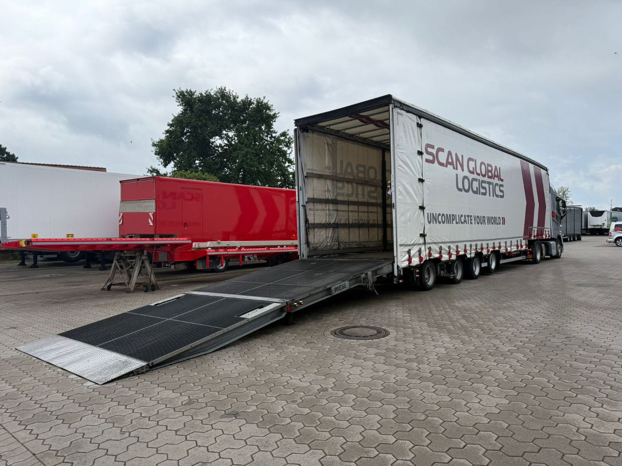Wiese 4-Achs Mega Gabelstaplertransporter Rampe - Semirremolque góndola rebajadas: foto 5 Wiese 4-Achs Mega Gabelstaplertransporter Rampe - Semirremolque góndola rebajadas: foto 5