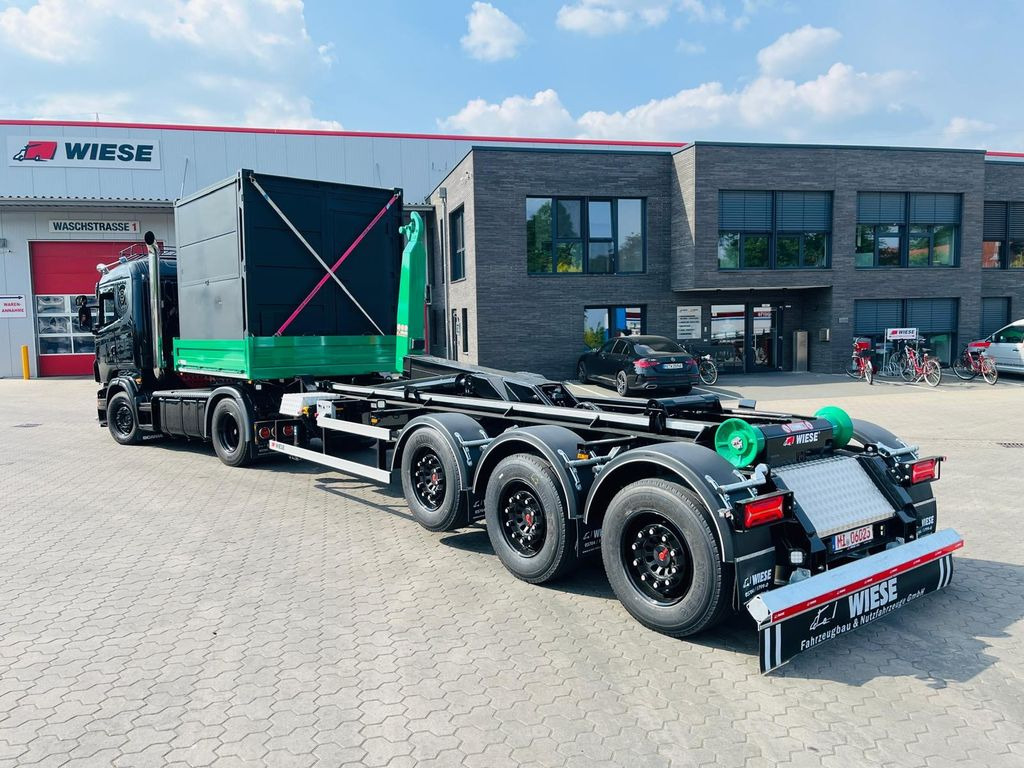 Semirremolque portacontenedore/ Intercambiable nuevo Wiese Hakenliftauflieger Abrollkipper Hooklift: foto 1