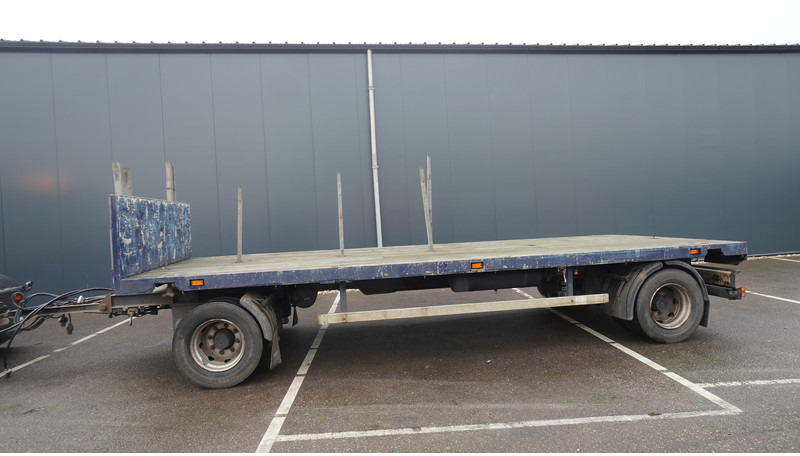 Hoffman 2 AXLE FLATBED WITH TWIST LOCKS 20FT - Remolque caja abierta: foto 1 Hoffman 2 AXLE FLATBED WITH TWIST LOCKS 20FT - Remolque caja abierta: foto 1