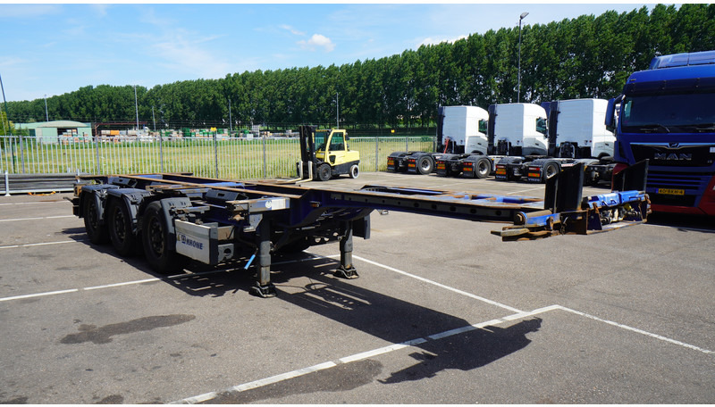 Krone 3 AXLE CONTAINER TRANSPORT TRAILER EXTENDABLE 45 FT - Semirremolque portacontenedore/ Intercambiable: foto 3 Krone 3 AXLE CONTAINER TRANSPORT TRAILER EXTENDABLE 45 FT - Semirremolque portacontenedore/ Intercambiable: foto 3