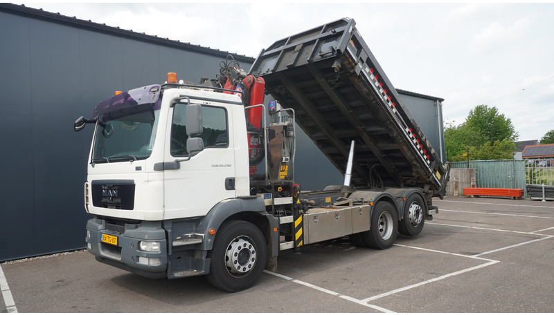 MAN TGM 26.290 TIPPER WITH HMF 1643 Z2 CRANE - Camión grúa: foto 5 MAN TGM 26.290 TIPPER WITH HMF 1643 Z2 CRANE - Camión grúa: foto 5