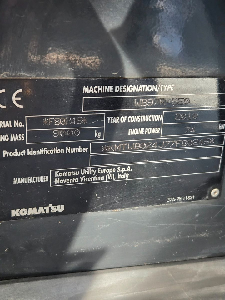 Komatsu WB97 - Retroexcavadora: foto 2 Komatsu WB97 - Retroexcavadora: foto 2