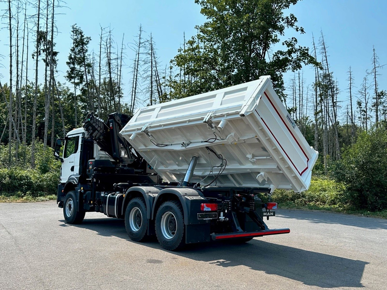 Camión volquete, Camión grúa MAN TGS 33.440 6x4 /3-Seiten- Kipper /  HIAB 228-6: foto 20