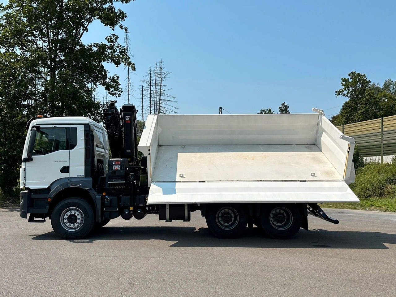 Camión volquete, Camión grúa MAN TGS 33.440 6x4 /3-Seiten- Kipper /  HIAB 228-6: foto 22
