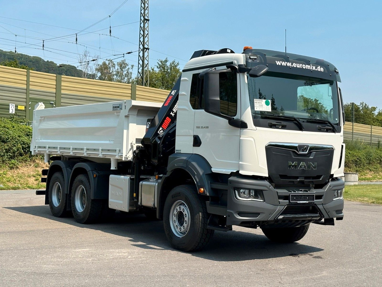 Camión volquete, Camión grúa MAN TGS 33.440 6x4 /3-Seiten- Kipper /  HIAB 228-6: foto 16