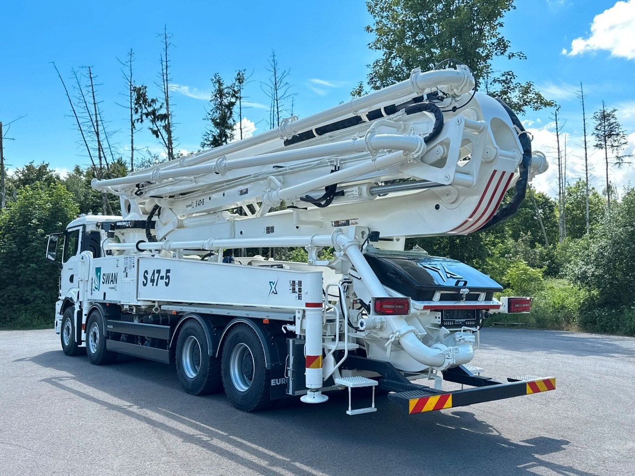 MAN TGS 41.520 8x4 SWAN TSP 47-5 160RZ ( 47m ) - Bomba de hormigón: foto 4 MAN TGS 41.520 8x4 SWAN TSP 47-5 160RZ ( 47m ) - Bomba de hormigón: foto 4