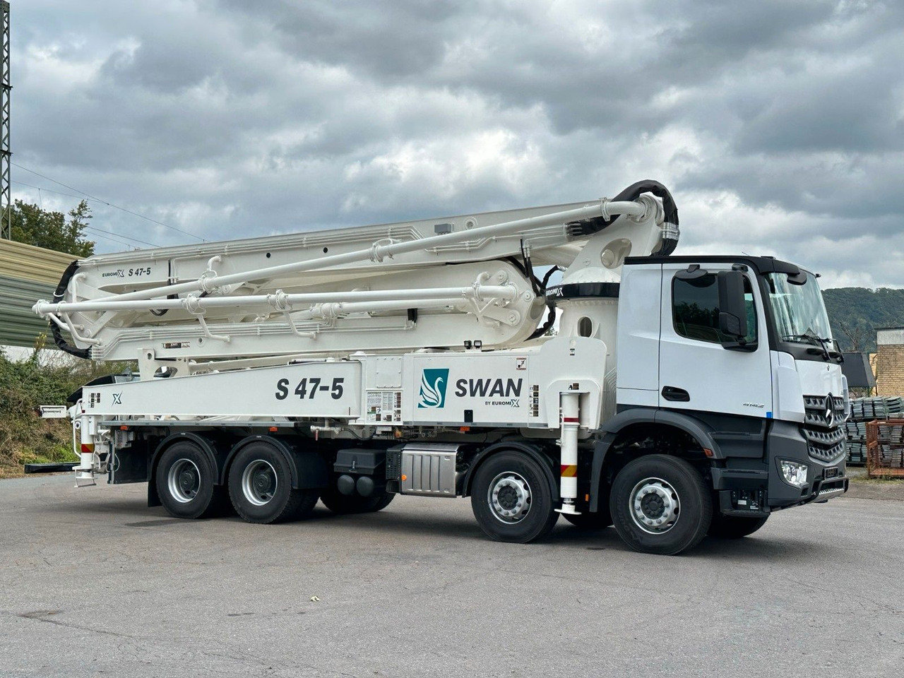 Camión hormigonera Mercedes-Benz Arocs 5 4142  8x4 SWAN TSP 47-5 160RZ ( 47m ): foto 10