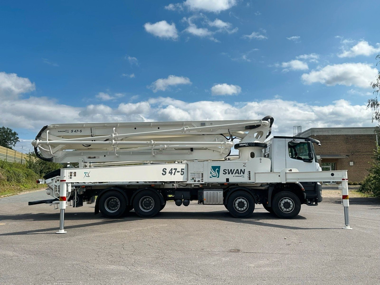Camión hormigonera Mercedes-Benz Arocs 5 4142  8x4 SWAN TSP 47-5 160RZ ( 47m ): foto 17