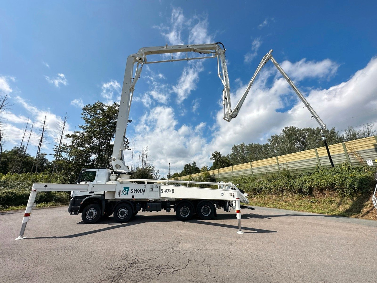 Camión hormigonera Mercedes-Benz Arocs 5 4142  8x4 SWAN TSP 47-5 160RZ ( 47m ): foto 23