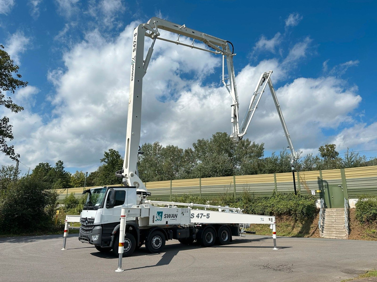 Camión hormigonera Mercedes-Benz Arocs 5 4142  8x4 SWAN TSP 47-5 160RZ ( 47m ): foto 22