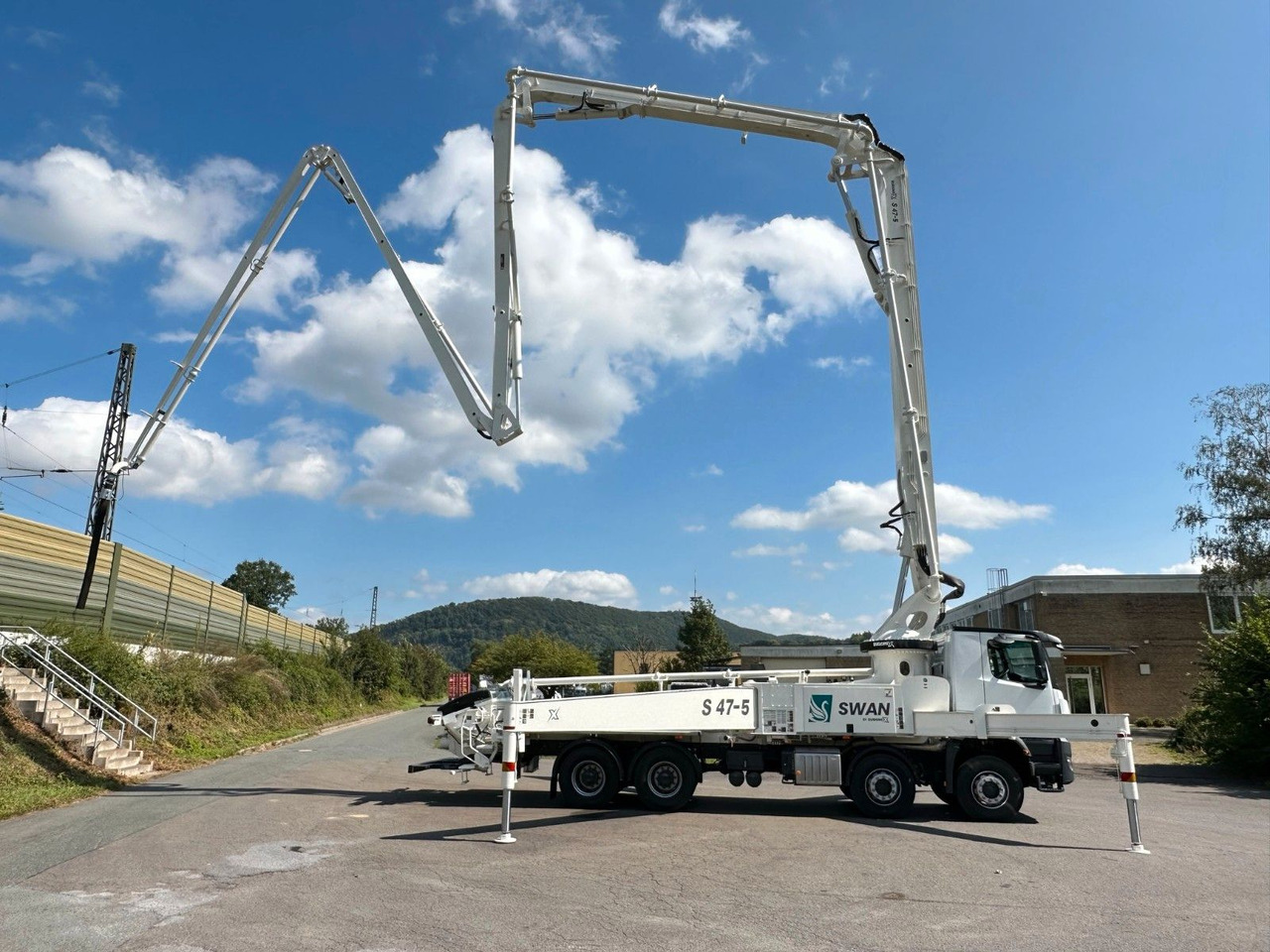 Camión hormigonera Mercedes-Benz Arocs 5 4142  8x4 SWAN TSP 47-5 160RZ ( 47m ): foto 26