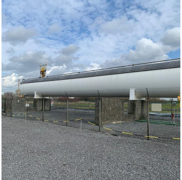 200m3 stationary gastank Gas, LPG, GPL, GAZ, Propane with Sun roof and appendages Used Tank ID 1.209 - Depósito de combustible: foto 1 200m3 stationary gastank Gas, LPG, GPL, GAZ, Propane with Sun roof and appendages Used Tank ID 1.209 - Depósito de combustible: foto 1