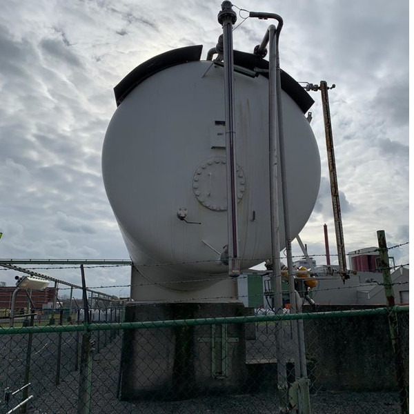 200m3 stationary gastank Gas, LPG, GPL, GAZ, Propane with Sun roof and appendages Used Tank ID 1.209 - Depósito de combustible: foto 3 200m3 stationary gastank Gas, LPG, GPL, GAZ, Propane with Sun roof and appendages Used Tank ID 1.209 - Depósito de combustible: foto 3