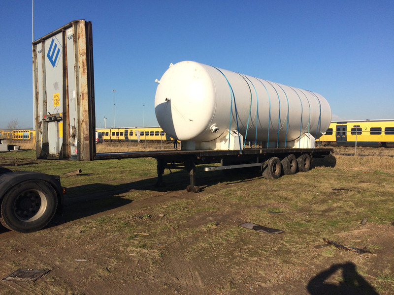 Visser 50m3 (25ton) gastank stationary gastank On flatbed trailer - Gas, Gaz, LPG, GPL, Propane, Butane ID 1.018 - Depósito de combustible: foto 2 Visser 50m3 (25ton) gastank stationary gastank On flatbed trailer - Gas, Gaz, LPG, GPL, Propane, Butane ID 1.018 - Depósito de combustible: foto 2