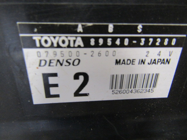 HINO 300 SERIES ABS ECU ‘DENSO’ P/NO 079500-2600 / 89540-37280 - Unidad de control para Camión: foto 2 HINO 300 SERIES ABS ECU ‘DENSO’ P/NO 079500-2600 / 89540-37280 - Unidad de control para Camión: foto 2