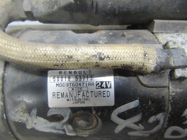 RENAULT 420 DCI STARTER MOTOR P/NO 5001853713 - Sistema eléctrico para Camión: foto 2 RENAULT 420 DCI STARTER MOTOR P/NO 5001853713 - Sistema eléctrico para Camión: foto 2
