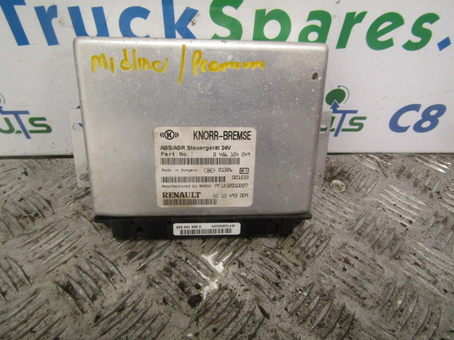 Sistema eléctrico para Camión RENAULT MIDLUM DCI ABS/ASR ECU P/NO 486104049/5010453009: foto 1