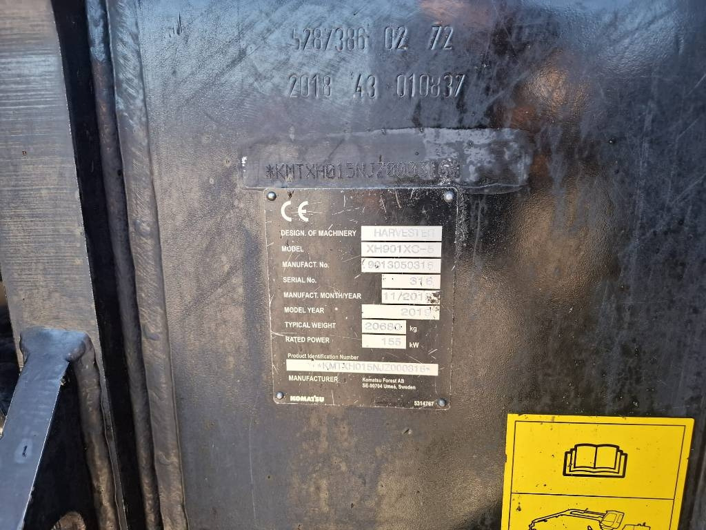 Komatsu 901 XC - Procesadora forestal: foto 5 Komatsu 901 XC - Procesadora forestal: foto 5