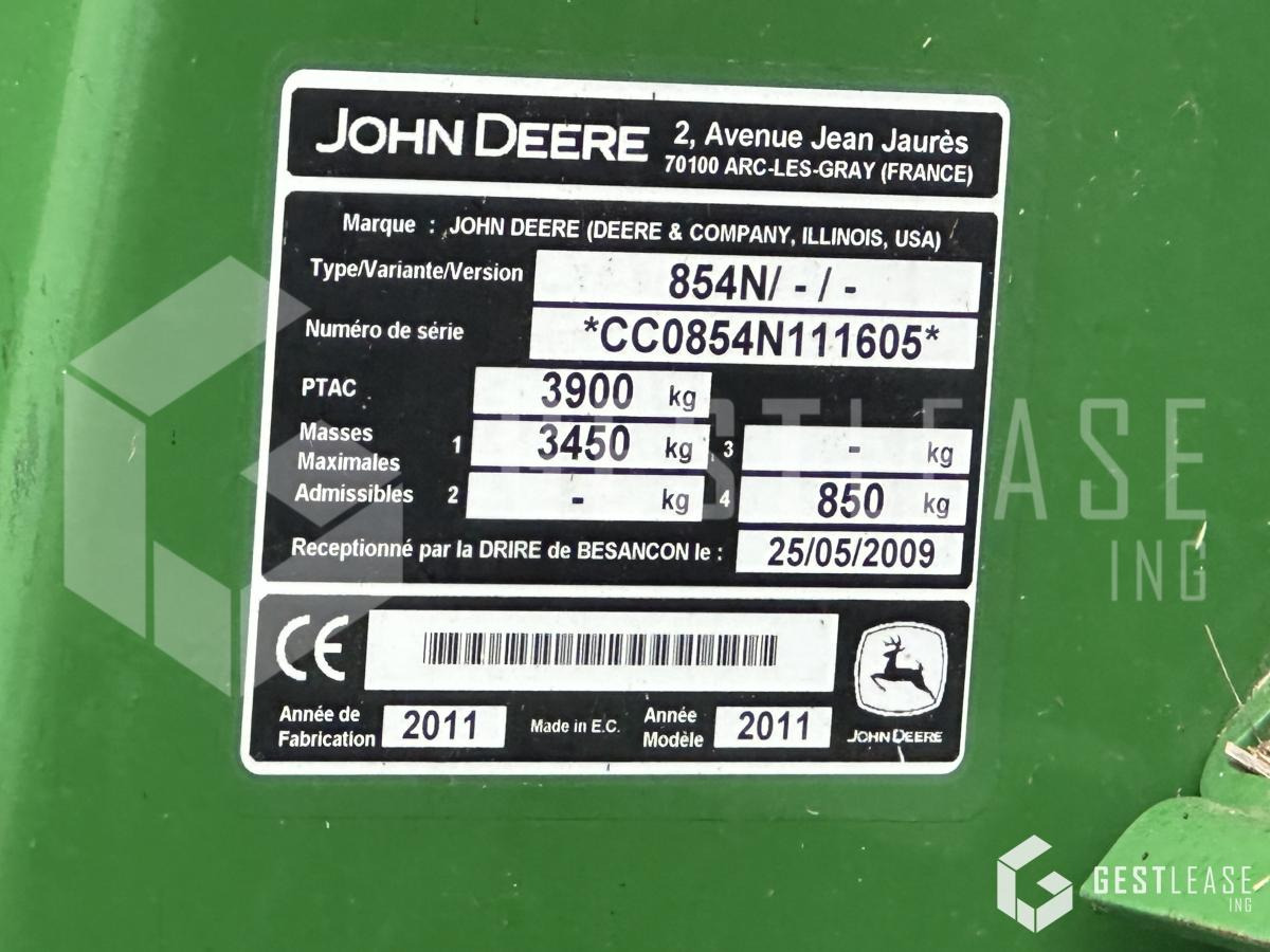 John Deere 854 ROTOFLOW - Rotoempacadora: foto 5 John Deere 854 ROTOFLOW - Rotoempacadora: foto 5