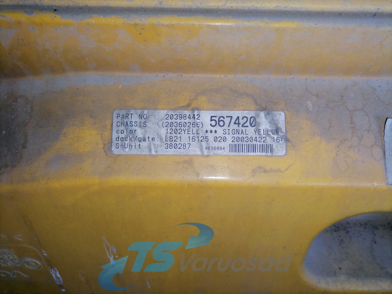 Volvo Grille panel 20360266 - Parrilla para Camión: foto 4 Volvo Grille panel 20360266 - Parrilla para Camión: foto 4