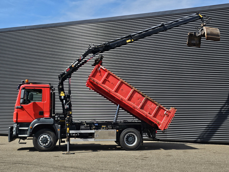 MAN TGM 18.250 / 4X4 / EEV / HIAB CRANE + TIPPER / SPRING - Camión, Camión grúa: foto 2 MAN TGM 18.250 / 4X4 / EEV / HIAB CRANE + TIPPER / SPRING - Camión, Camión grúa: foto 2